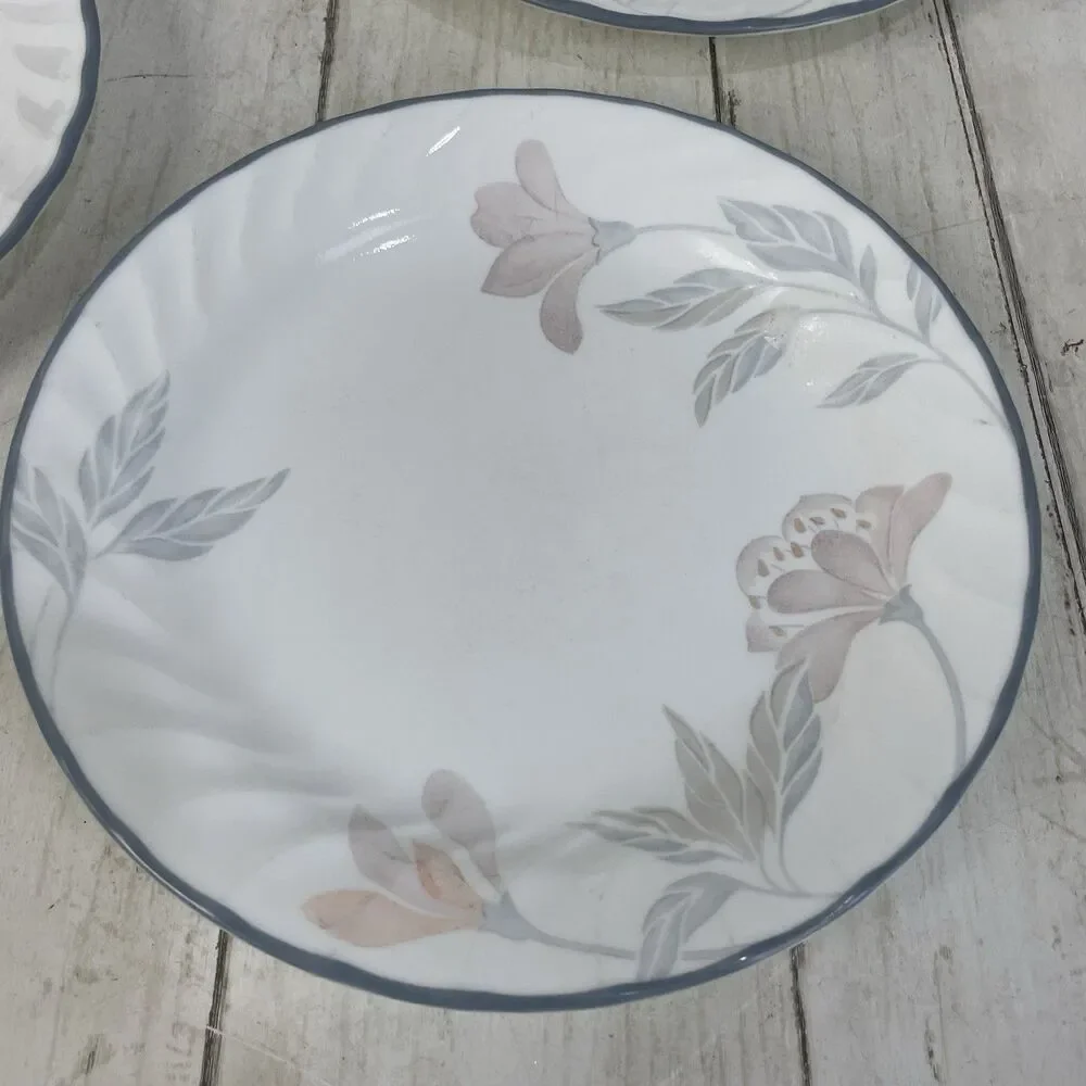 Corelle PINK TRIO SWIRL Salad /Dessert / Bread Plates 7.25